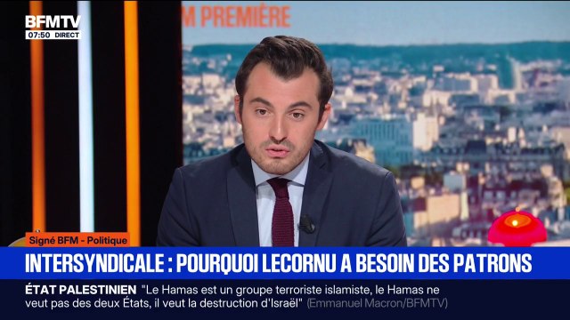 SIGNÉ BFM - Organisations patronales reçues à Matignon: pourquoi Sébastien Lecornu a besoin des patrons