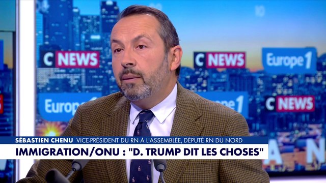 Le discours de Donald Trump à l'Onu fait réagir Sébastien Chenu