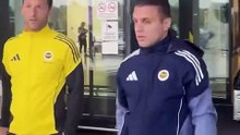 Fenerbahçe, Dinamo Zagreb maçı için Hırvatistan'a geldi