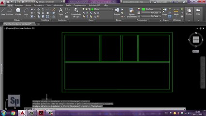 Autocad - 1/2 Dibujar plano casa de una planta en Autocad. Tutorial en español HD