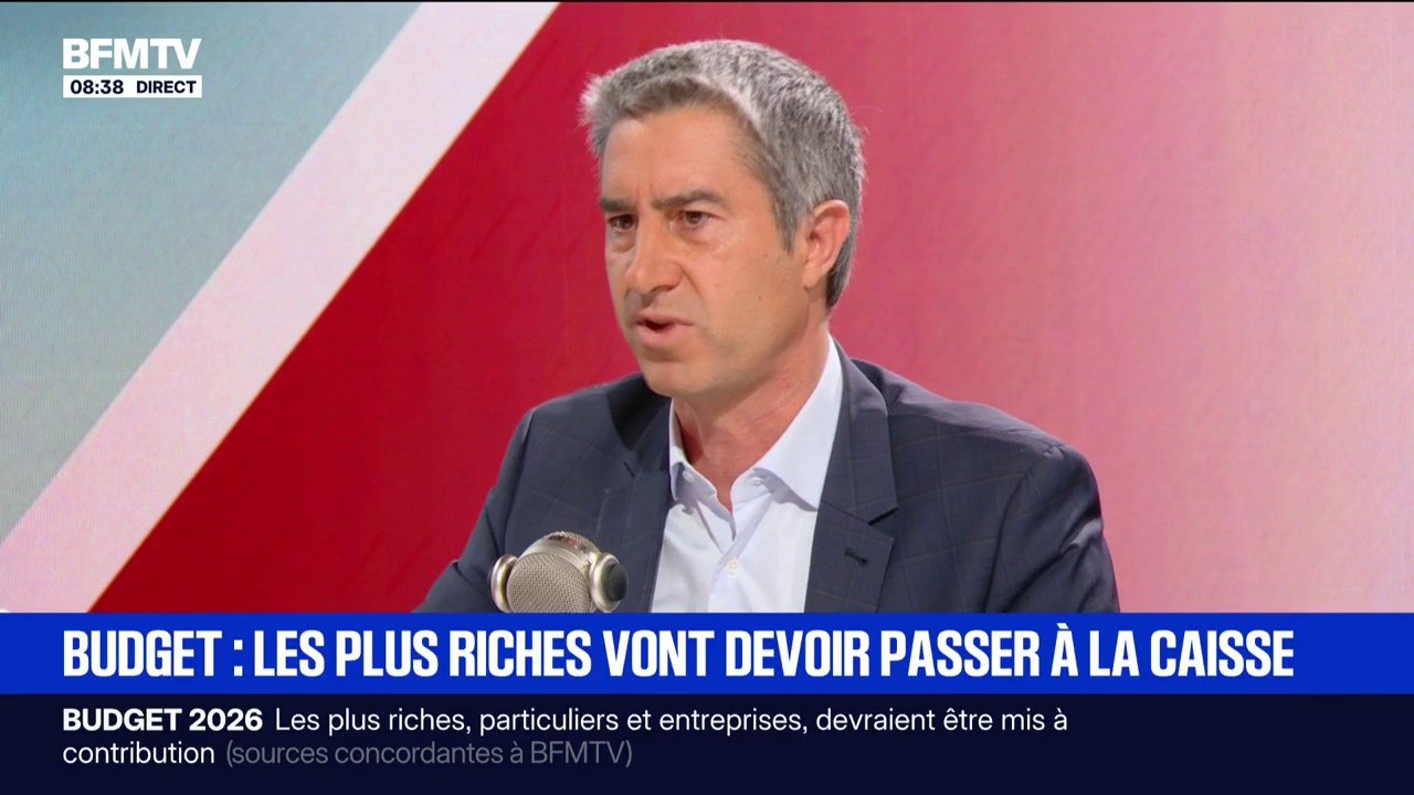 Taxation des plus riches: "Je suis favorable à ce qu'il y ait des mesures contraignantes sur ceux qui choisissent de ne pas appartenir à la patrie", affirme François Ruffin