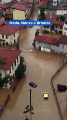 "Esonda il Seveso: allagamenti a Niguarda e Prato Centenaro, situazione critica a Meda"