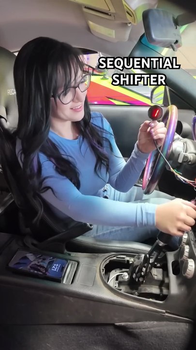 Sequential shifter on my drift 350z!