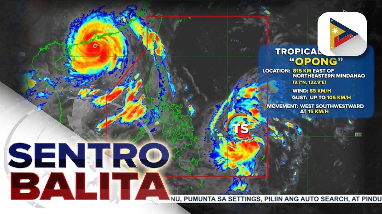 Bagyong #OpongPH, may potensyal na maging 'Typhoon' ayon sa PAGASA; Signal No. 1, nakataas sa Samar Island