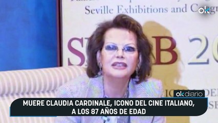 Muere Claudia Cardinale, icono del cine italiano, a los 87 años de edad