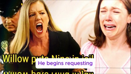 Willow agrees to Drew's plan, Nina is arrested after Chase finds evidence of mur