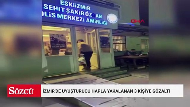 İzmir'de uyuşturucu hapla yakalanan 3 kişiye gözaltı
