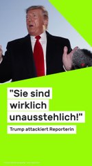no glomex Trump äußerst dünnhäutig: "Sie sind wirklich unausstehlich!" US-Präsident attackiert erneut Reporterin