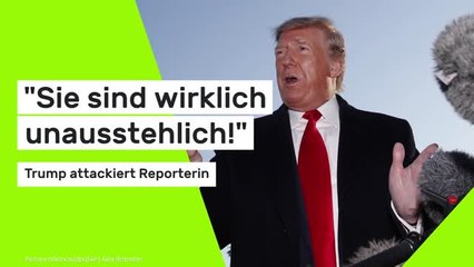 Trump äußerst dünnhäutig: "Sie sind wirklich unausstehlich!" US-Präsident attackiert erneut Reporterin