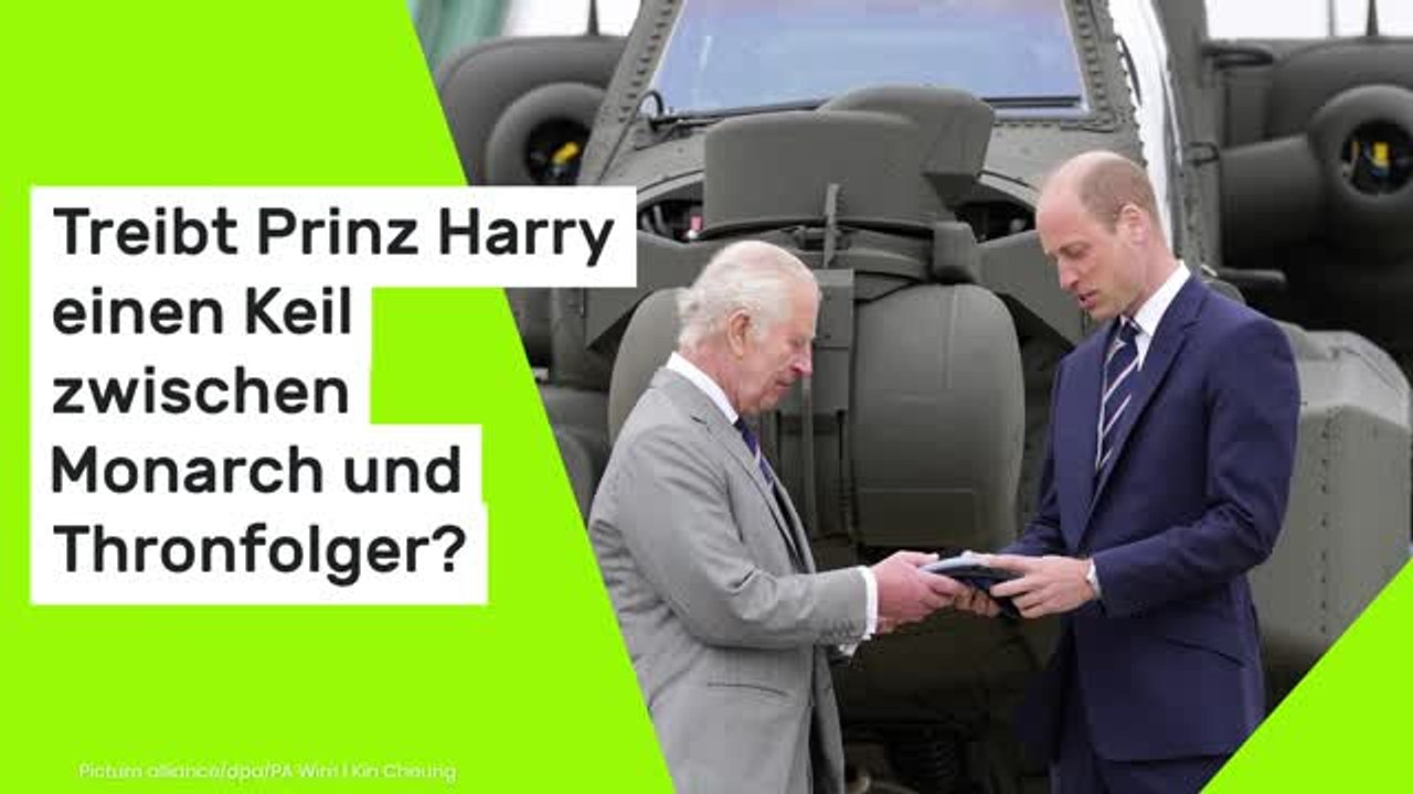 König Charles III. und Prinz William: Treibt Prinz Harry einen Keil zwischen Monarch und Thronfolger?