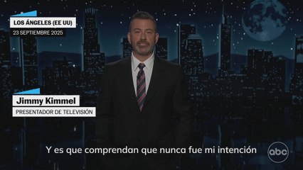 Jimmy Kimmel en su regreso tras su cancelación: "Esto no es legal, es antiamericano"
