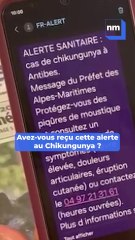 Avez-vous reçu cette alerte au Chikungunya ce matin à Antibes ?