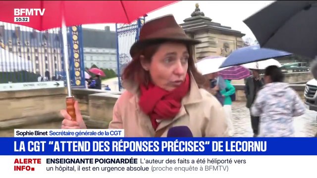 Intersyndicale reçue à Matignon: la CGT attend des réponses précises de la part de Sébastien Lecornu