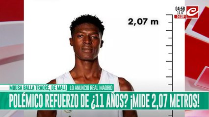 Polémico refuerzo de un "nene" en el equipo infantil de básquet del Real Madrid