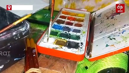 यूपी का चमत्कारी चित्रकार; बचपन में ही बीमारी ने छीन लिए थे हाथ-पैर, मुंह से बनाता है अद्भुत पेटिंग