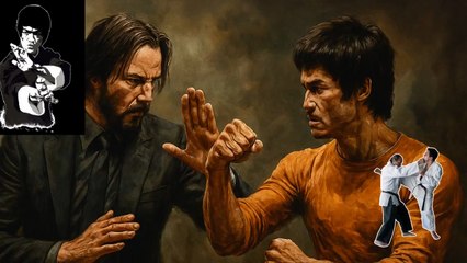 🥋 Bruce Lee vs John Wick 🔫 Ultimate Martial Arts & Gun-Fu Showdown 💥🔥 #LegendVsAssassin