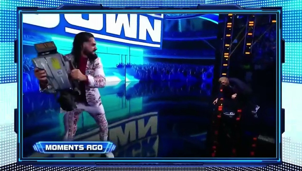 Smackdown 30th July, 2021 Seth Rollins attacks Edge-1280