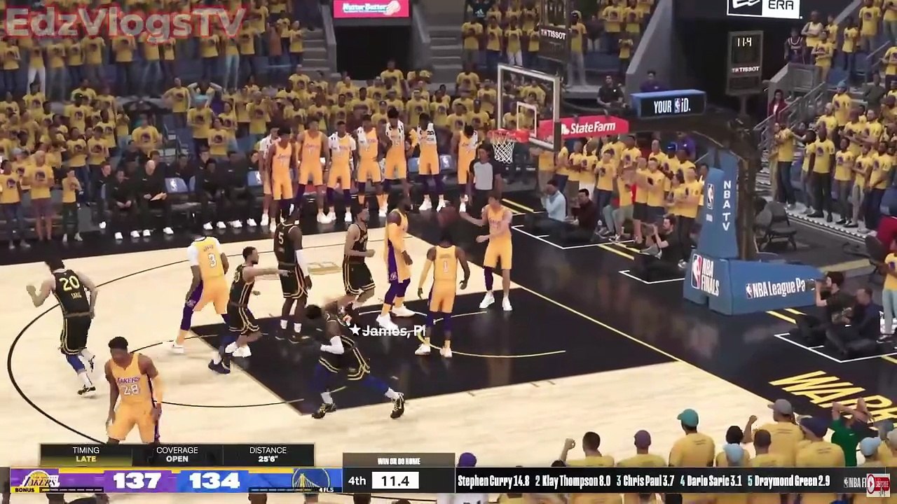 When Kevon Looney celebrates with the wrong team! Lakers vs Warriors NBA Finals Game 7