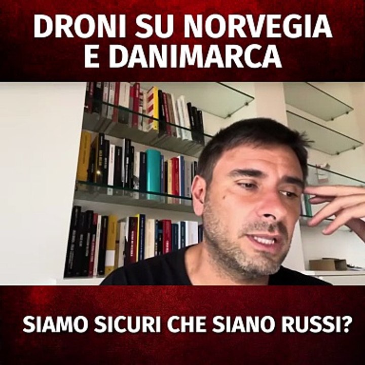 Di Battista - Droni su Norvegia e Danimarca. Siamo sicuri che siano russi? (23.09.25)