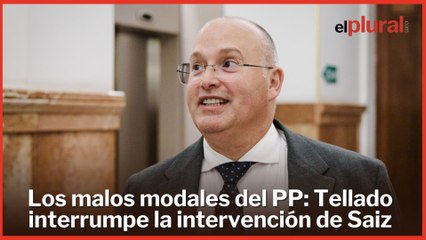 Los malos modales del PP: Tellado interrumpe la intervención de Elma Saiz
