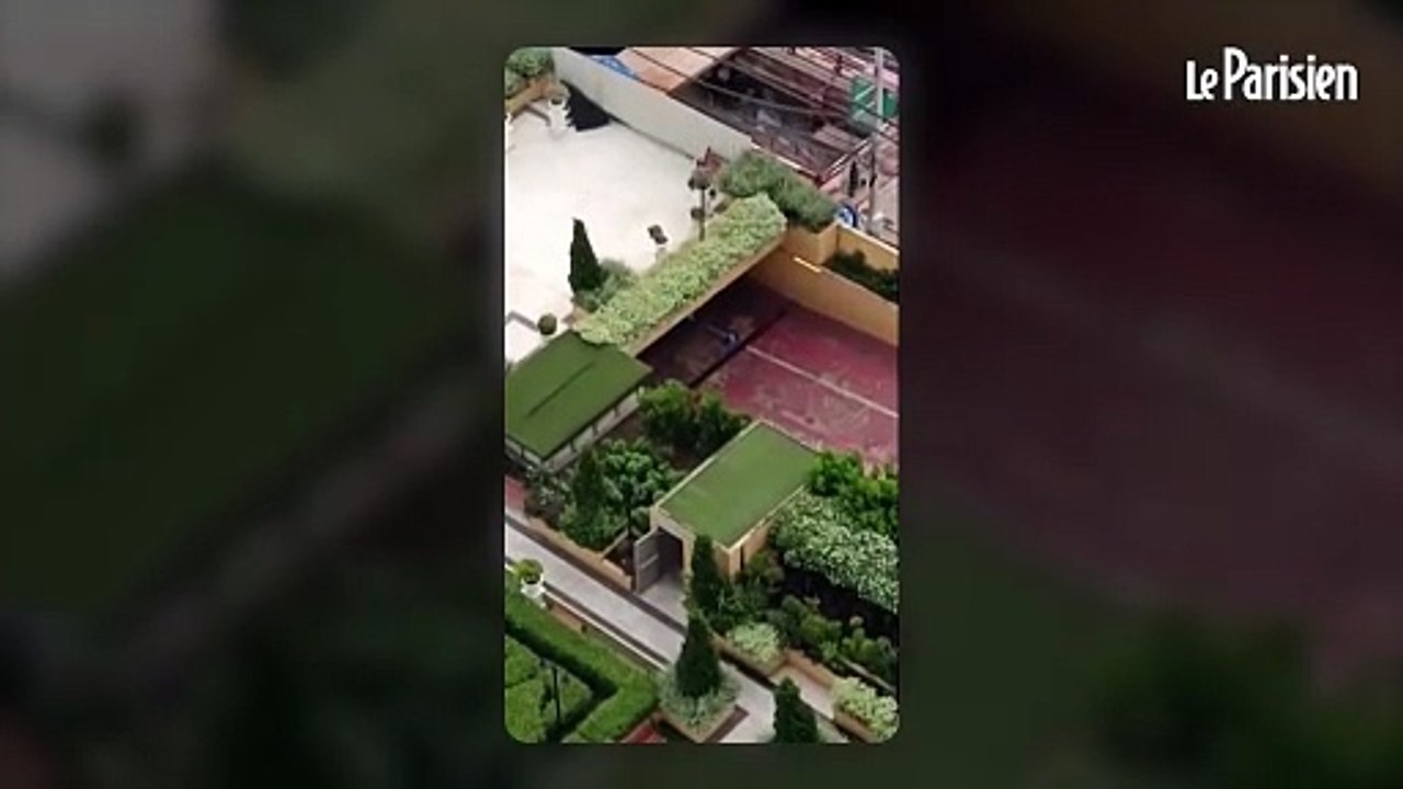 Thaïlande : une route s’effondre en plein Bangkok, des habitants évacuent