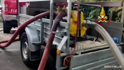 Maltempo in Veneto, allagamenti ad abitazioni, scantinati, strade