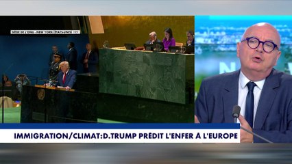 Le discours de Donald Trump à l'ONU, salué par un animateur radio