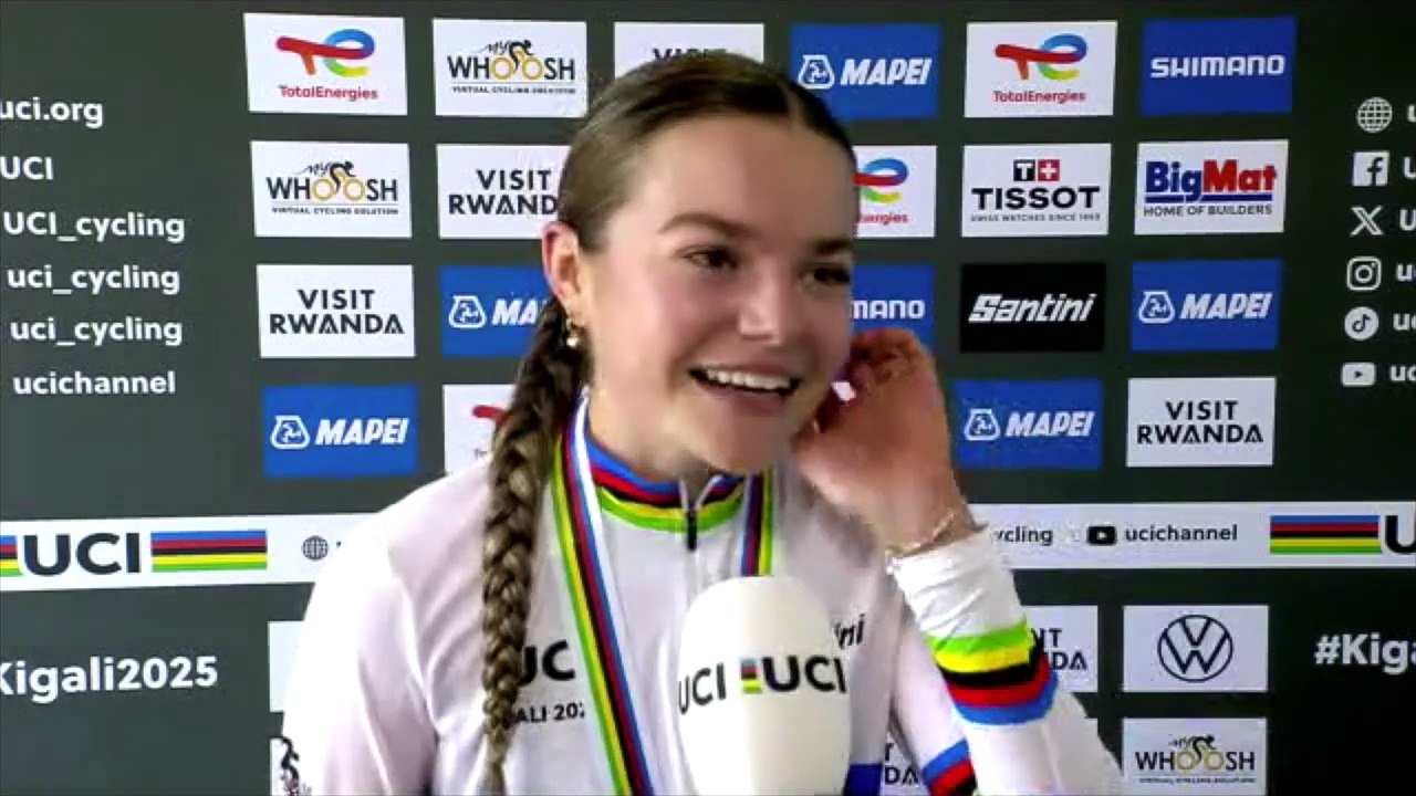 Cyclisme - Championnats du Monde UCI Kigali 2025 -  Megan Arens sacrée en Junior, les Françaises loin