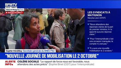 "Il y a de la colère face à un ministre qui n'a pas pris la mesure de ce qu'il se passe dans le pays", déclare Sophie Vénétitay (syndicat enseignant FSU)