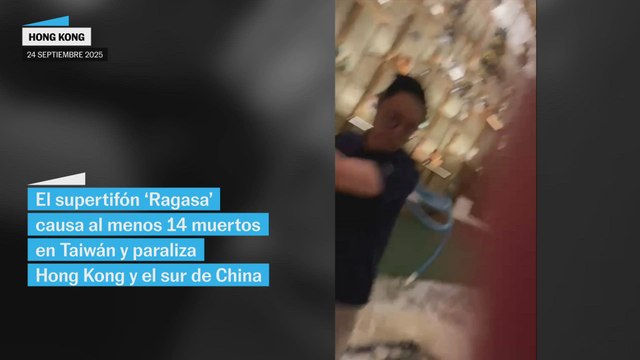 El supertifón ‘Ragasa’ paraliza Taiwán, Hong Kong y el sur de China
