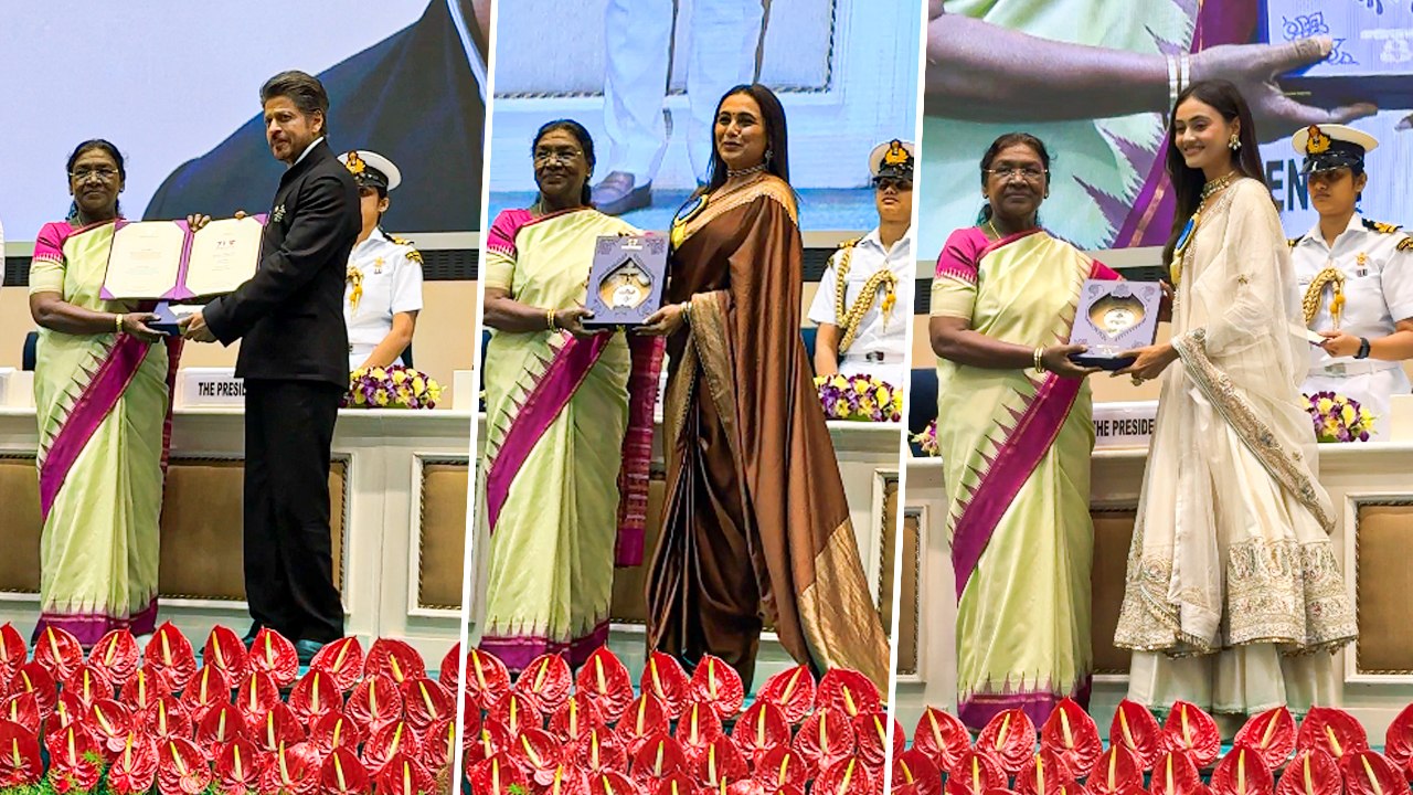 #71stnationalfilmawards - Shah Rukh Khan, Rani Mukerji & Janki Bodiwala Win Their 1st National Award