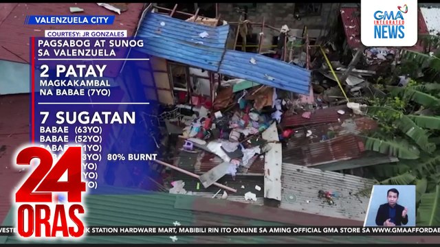 2 patay, 7 sugatan sa pagsabog ng nakaimbak na kemikal na ginagamit sa paggawa ng paputok | 24 Oras