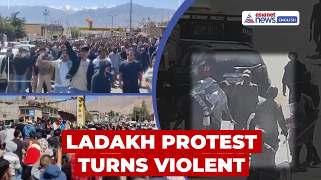 Ladakh Protest Turns Violent, CRPF Detains Agitators In Leh