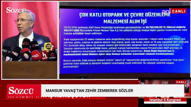 Mansur Yavaş'tan zehir zemberek sözler
