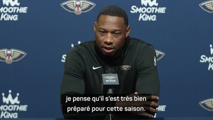Pelicans - Green : "Je pense que Zion s'est très bien préparé pour cette saison"