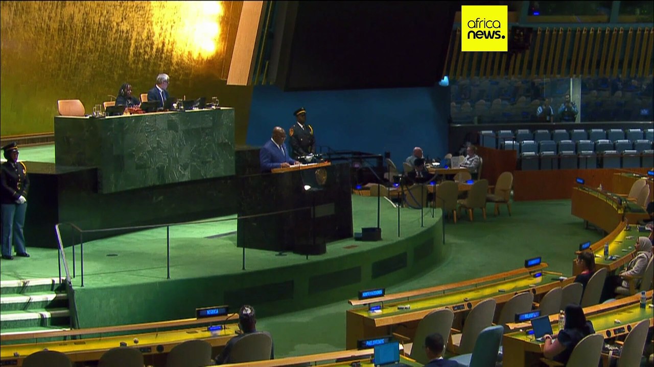 DRC President Tshisekedi urges UN to recognize "silent genocide" in eastern Congo