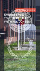 Embassy visit to Duterte made with his consent, a consular duty – ICC, DFA