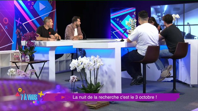 Retrouvez 7 à vous avec Catherine Garnier et ses chroniqueurs pour les bons plans sorties ligériens et des sujets qui parlent de vous ! cette semaine zoom sur La Nuit de la Recherche organisée à l'occasion de la fête de la science