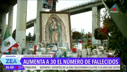 Aumenta a 30 los fallecidos por explosión de pipa en Iztapalapa