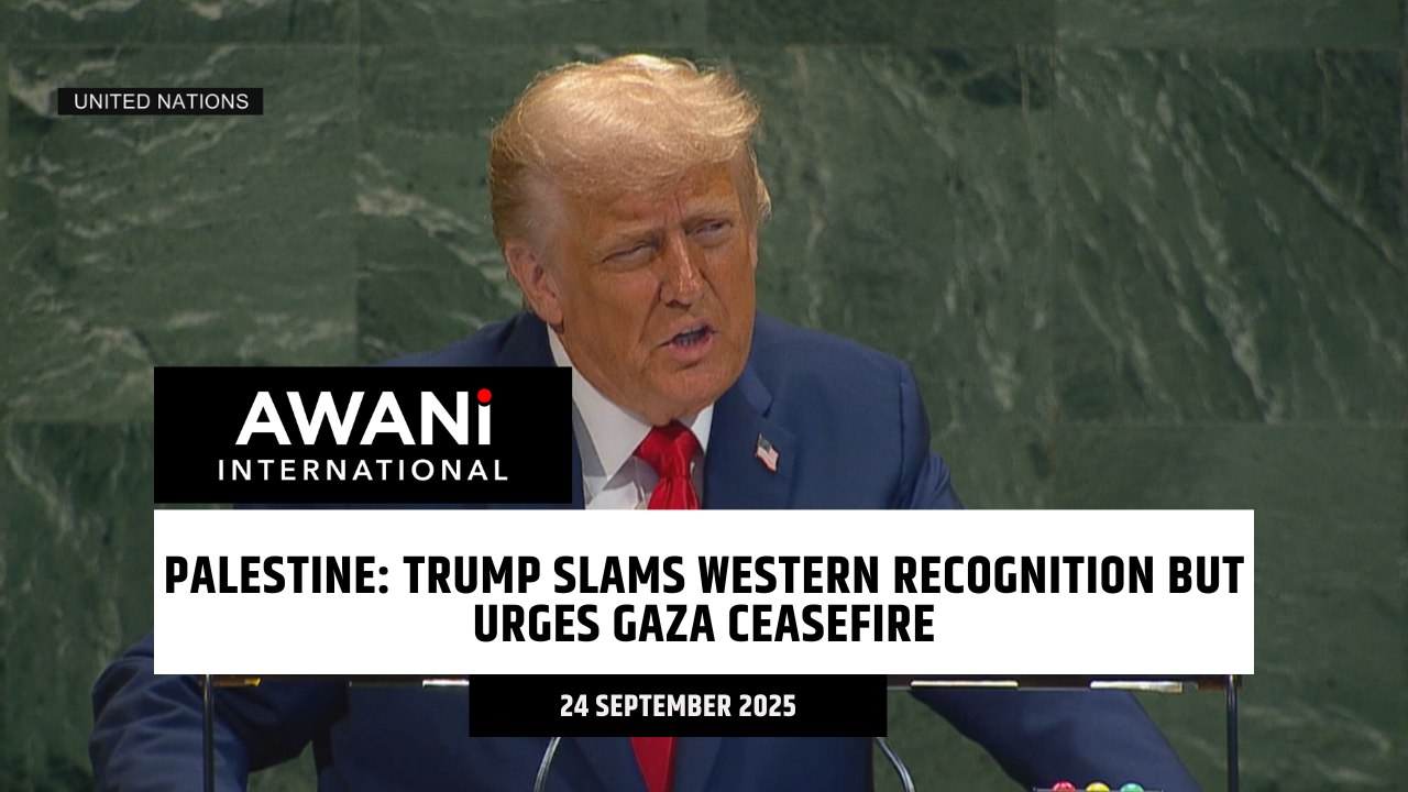 Palestine: Trump slams western recognition but urges Gaza ceasefire