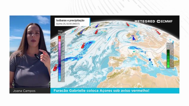 Furacão Gabrielle coloca Açores sob aviso vermelho!