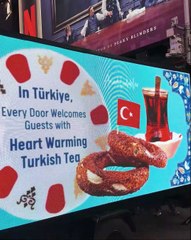 Türk simidi ve çayı, ‘Anadoludakiler’ projesi ile Times Meydanı’na taşındı