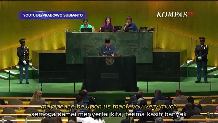Media Israel Soroti Ucapan Shalom Prabowo saat Pidato di Sidang PBB