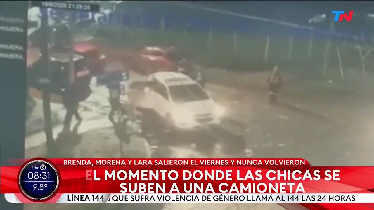 El video clave de las chicas desaparecidas en Ciudad Evita.