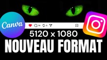 Créer la TREND Anamorphic pour Instagram avec Canv