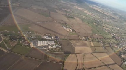 Nottinghamshire: Circular rainbow in sky