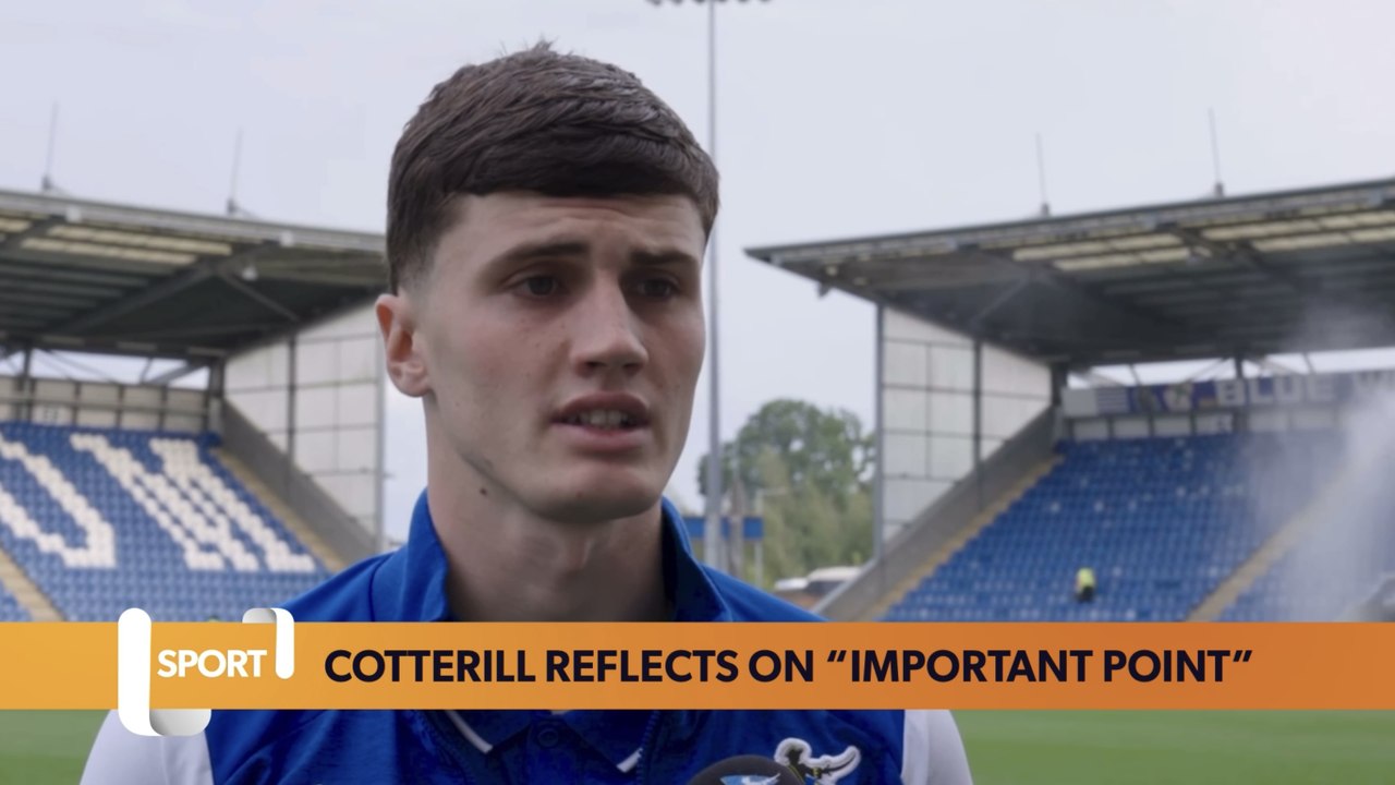 Joel Cotterill reflects on “important point” for Bristol Rovers against Colchester United