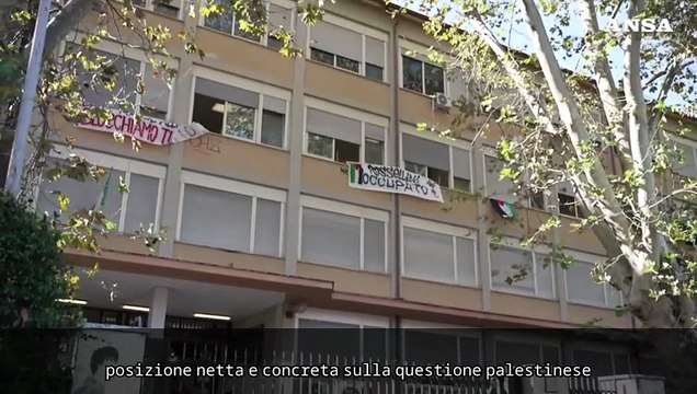 Rossellini occupato per la Flotilla: Anche gli studenti devono prendere una posizione netta