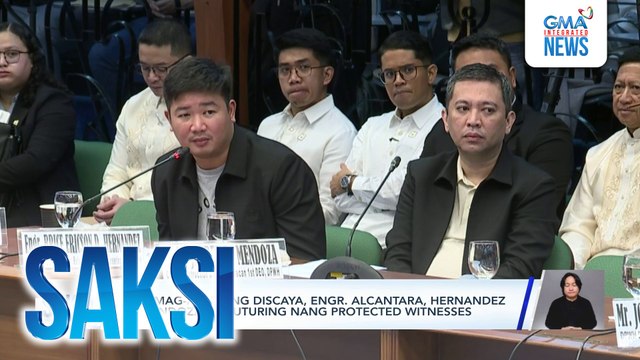 DOJ - Mag-asawang Discaya, Engr. Alcantara, Hernandez at Mendoza, itinuturing nang protected witnesses | Saksi