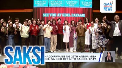 Noel bazaar, nagdiriwang ng 25th anniv; mga pamasko, mabibili sa kick off nito sa Oct. 17-19 | Saksi